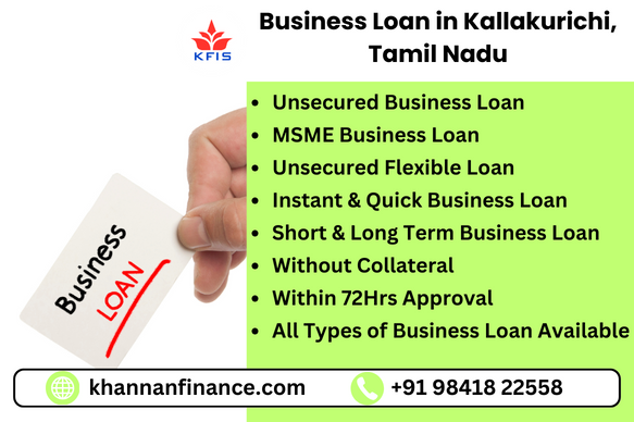 Business Loan In Kallakurichi